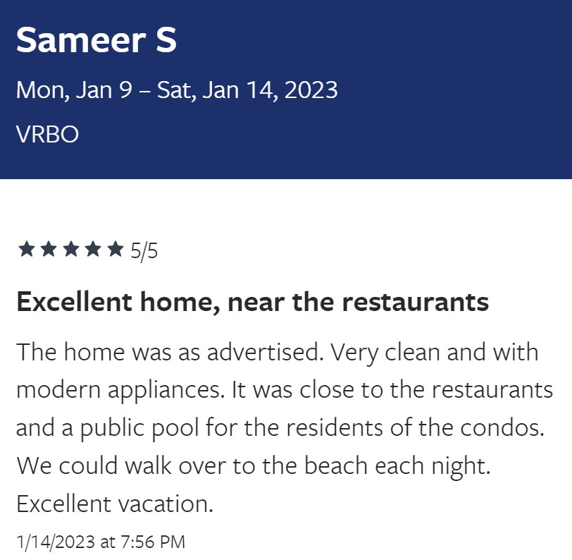 Sameer Review